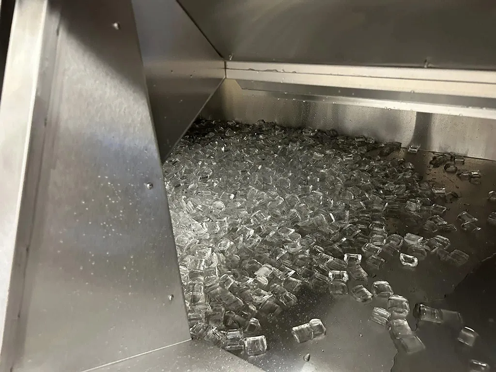 Ice drop first batch new machine