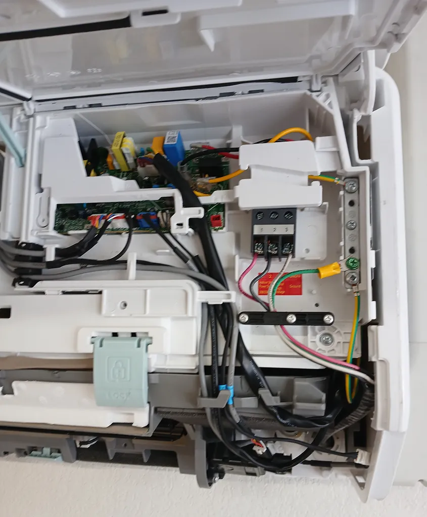 Mini Split open wire panel