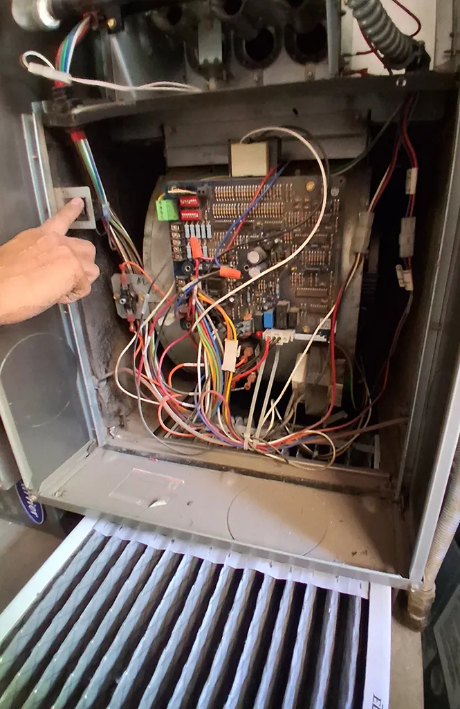 Open elect panel with filter change
